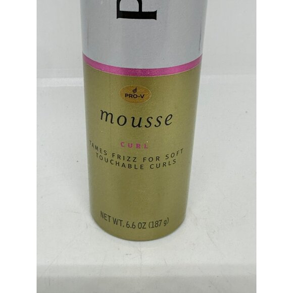 Pantene Pro-V Curl Defining Mousse – For Curly Hair, 6.6 oz (No Cap) - Picture 2 of 5